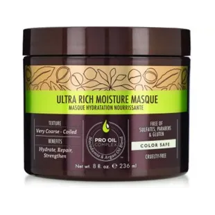 Macadamia Pro Vegan Masque Capillaire Réparateur Nourrissant Ultra Riche 236 ml