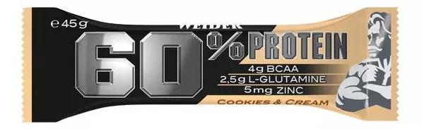 Riegel 60% Protein Riegel Cookies&Creme Weider 1 Einheit 45g