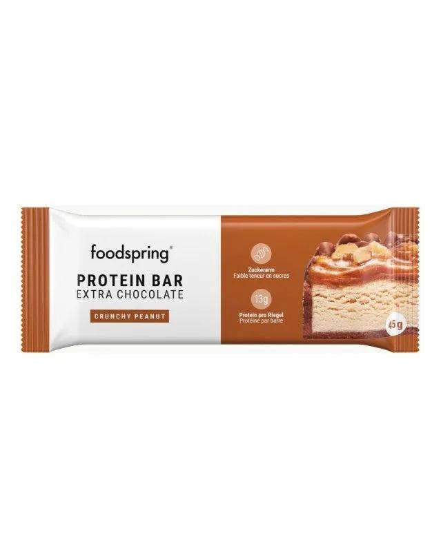 Foodspring Protein Bar Extra Chocolate Arachide Croccante 45g