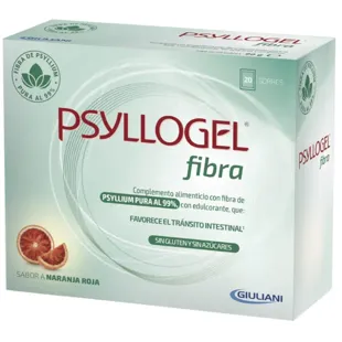 Psyllogel Fibra Sabor Naranja Roja 20 Sobres