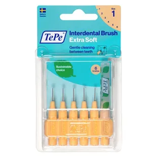 TePe Scovolino Interdentale Extra Flessibile Arancio Pastello 0.45mm 6 unità