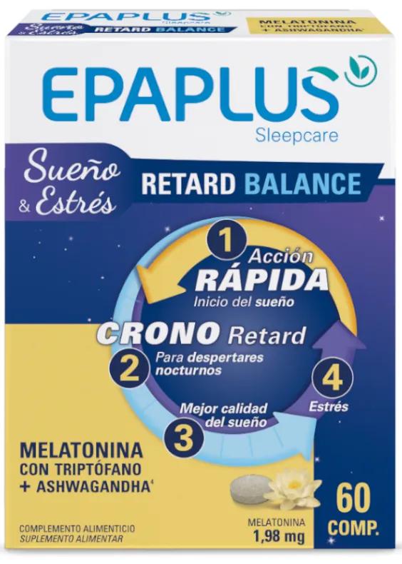 Epaplus Sleepcare Retard Balance 1,98 mg de mélatonine 60 comprimés