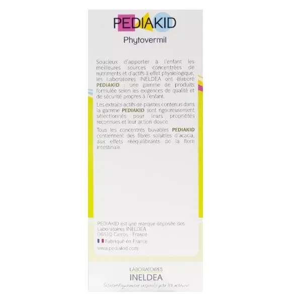Pediakid Phytovermil Arôme Fruits Rouges 125ml