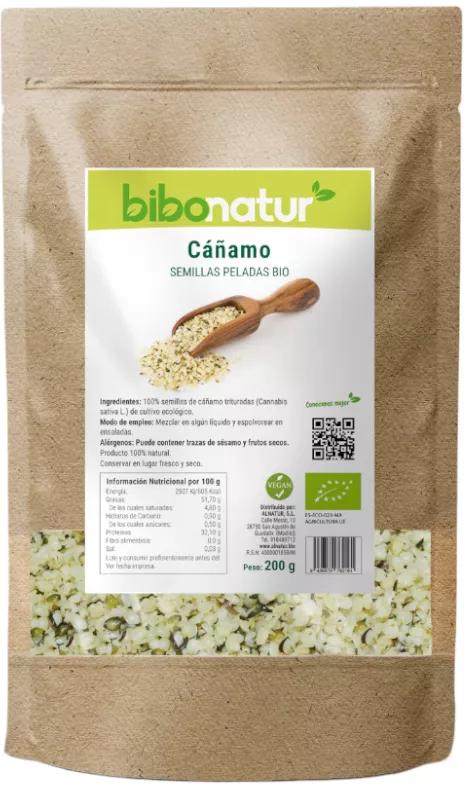 Bibonatur Biologische Gepelde Hennepzaden 200 gr