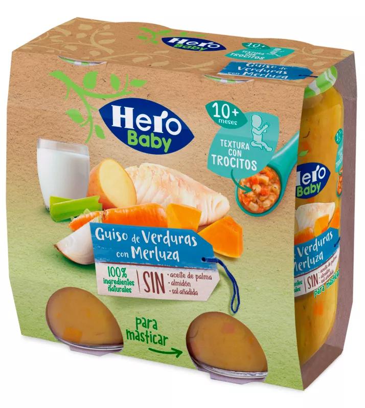 Hero Baby - Tarritos de Arroz con Pollo, Alimento Infantil para Bebés a  Partir de los 6 Meses, 100% Ingredientes Naturales, Sin Aceite de Palma,  Almidón, ni Sal Añadida - 12 x