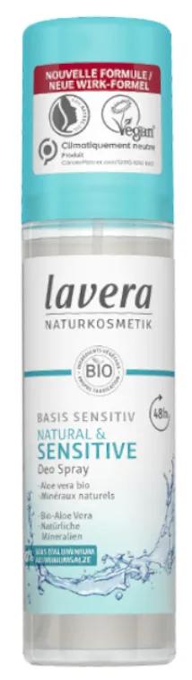 Lavera Basis Sensitiv &amp; Déodorant Naturel 48h Spray Vegan 50 ml