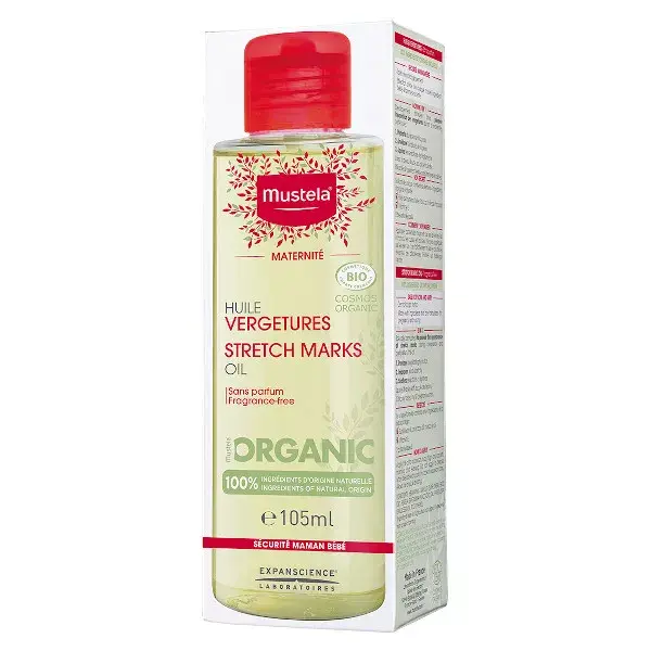 Mustela Maternity Olive Oil Organic Vergetures 105ml