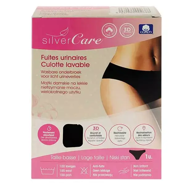 Silvercare Incontinence Culotte Taille Basse - T. XL (46/48)