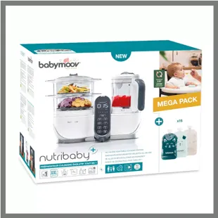 Babymoov Nutribaby Plus 5 in 1 Küchenroboter Weiß