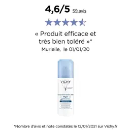 Vichy Déodorant Minéral 48h Spray 125ml