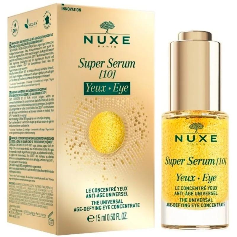 Nuxe Super Serum Concentrato Occhi Anti-Età con Acido Ialuronico 15 ml