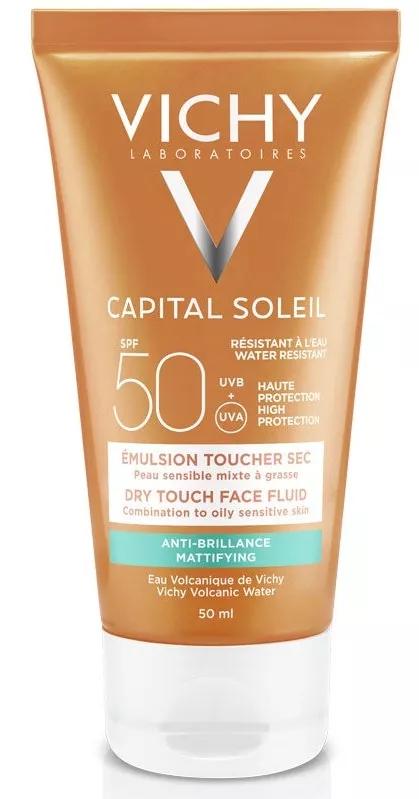 Vichy Capital Soleil Emulsión Facial Acabado Seco SPF50+ 50 ml