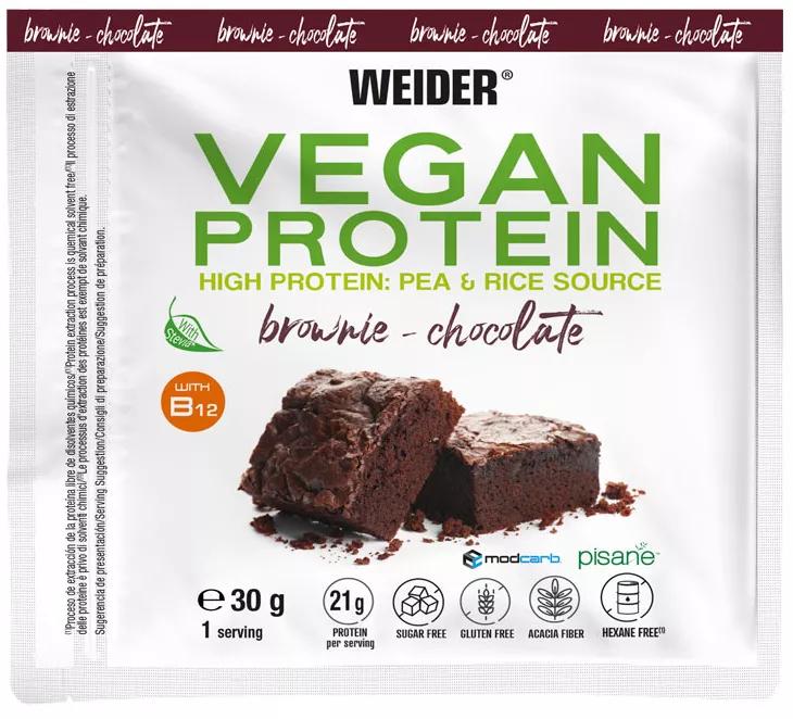 Imagen de Weider Vegan Protein Chocolate Monodosis 30 gr