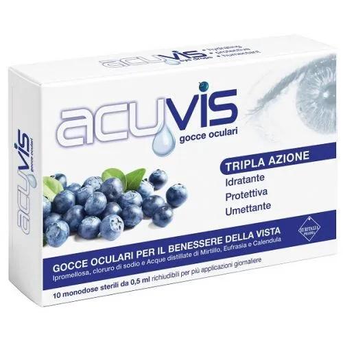 Acuvis Gocce Oculari Tripla Azione 10 Flaconcini