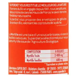 Superdiet Myrtille Bio 90 gélules