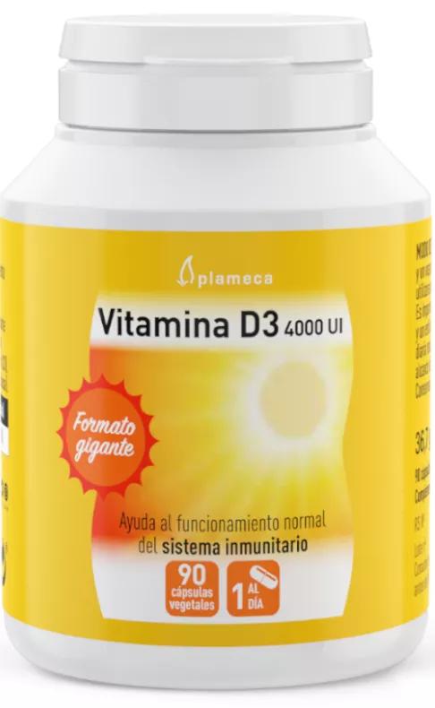 Plameca Vitamine D3 4000 IE 90 plantaardige capsules