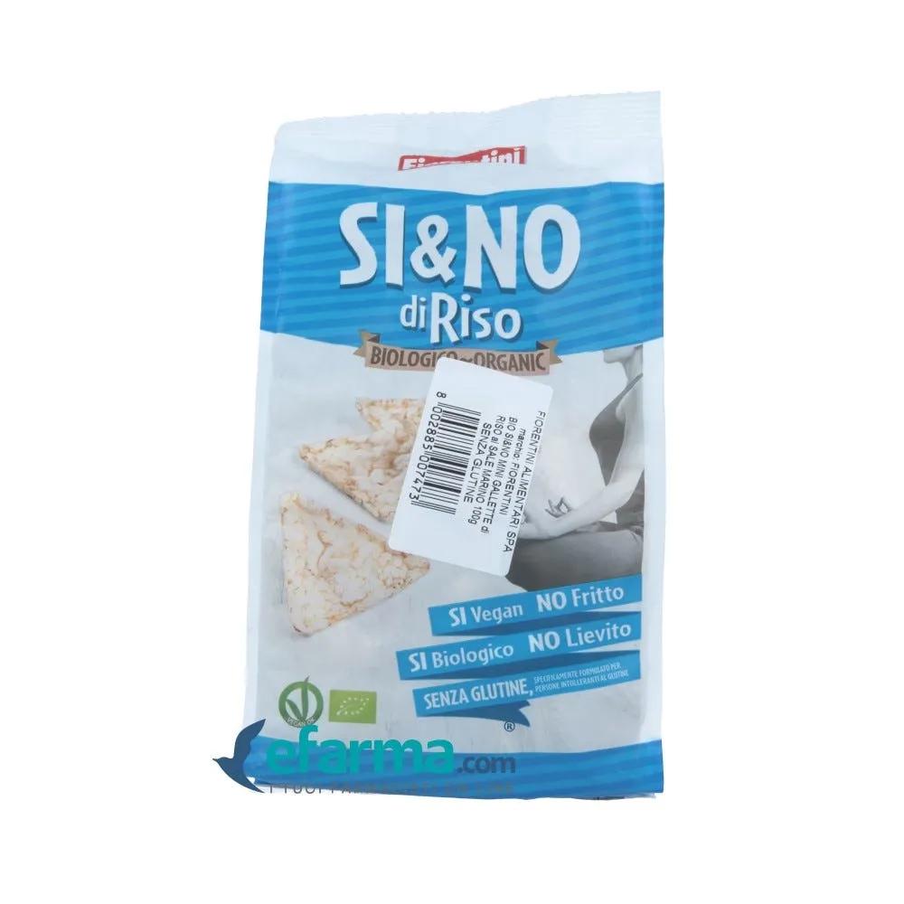 Fiorentini Bio SI & No Mini Gallette Riso Sale Senza Glutine 100 g