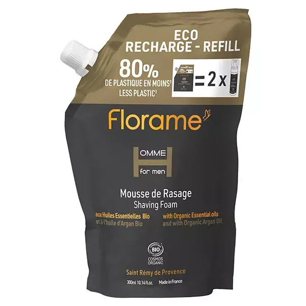 Florame Eco-Recharge Mousse de Rasage 300ml
