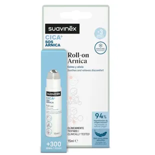 Suavinex CICA+ SOS Arnica Roll On Soothes and Relieves +3m 15ml