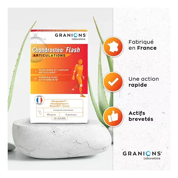 Granions Chondrostéo Flash 40 gélules