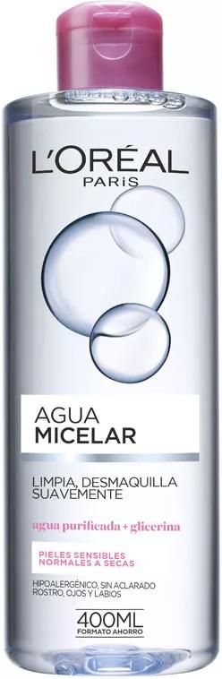 L'Oréal Paris Agua Micelar Pieles Normales a Secas 400 ml