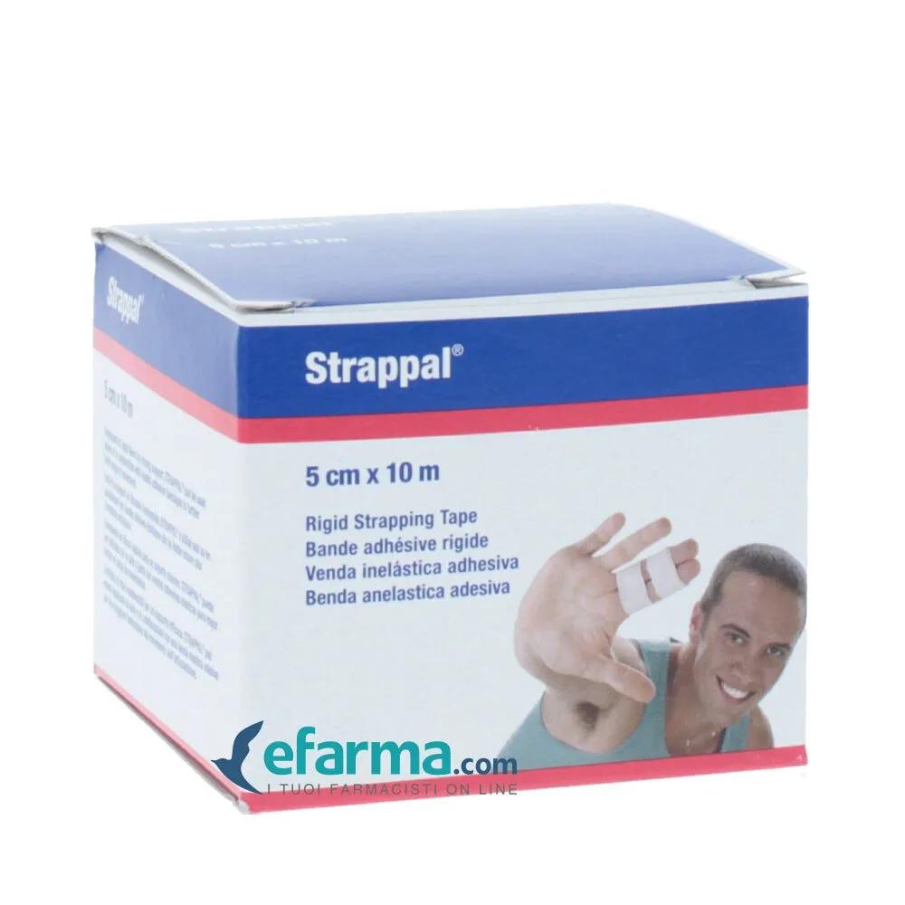 Strappal Benda Anelastica Adesiva Bendaggio Funzionale m 10x5 cm