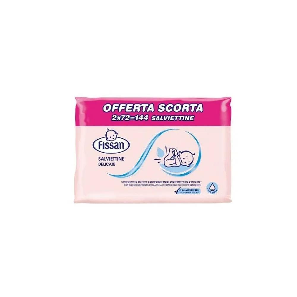 Fissan Salviette Delicate Bipack Detergenti 65 Pezzi