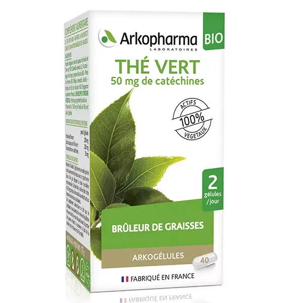 Arkopharma Arkogélules Té Verde Bio 40 comprimidos