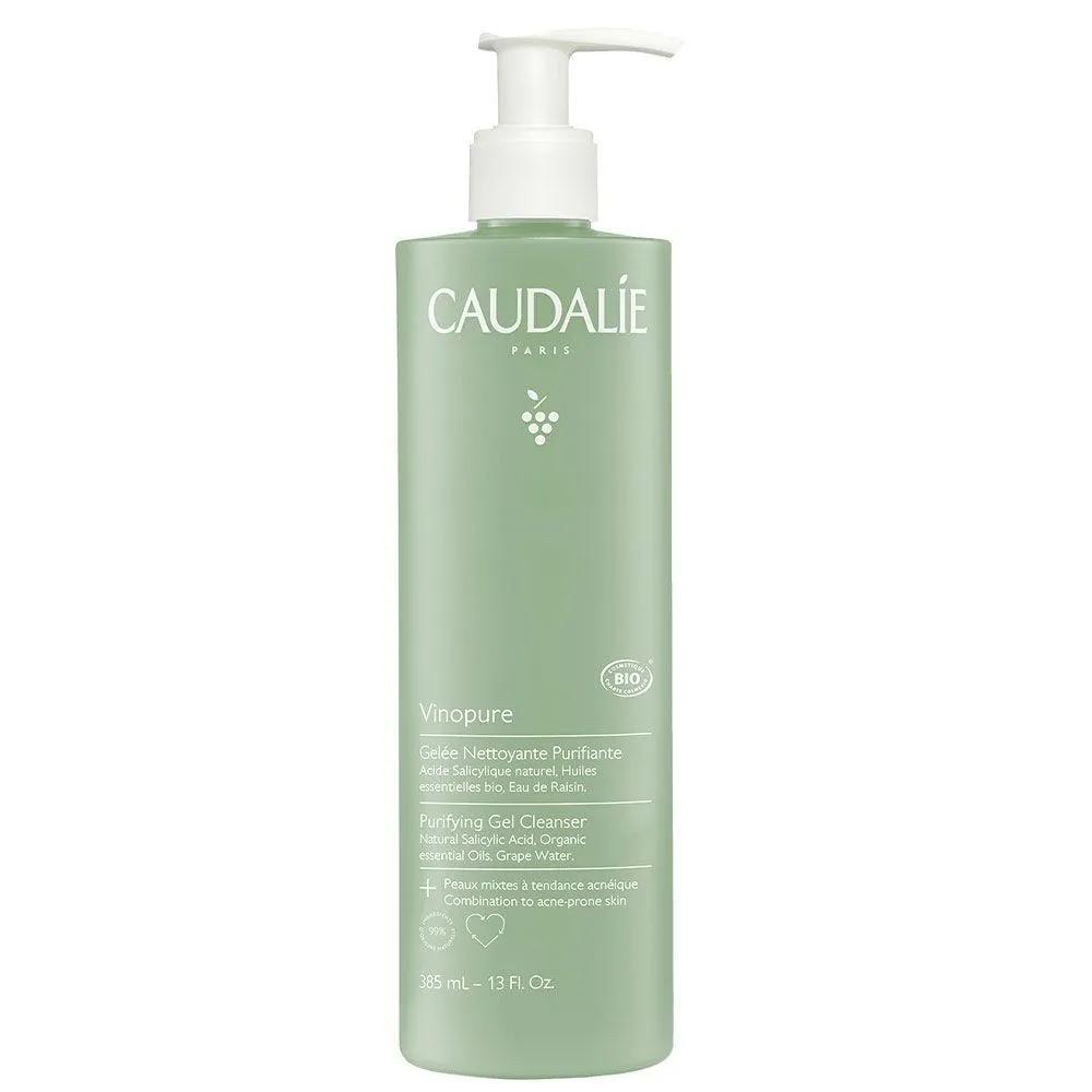 Caudalie Vinopure Gel Detergente Purificante Bio Pelli Miste a Tendenza Acneica 385 ml