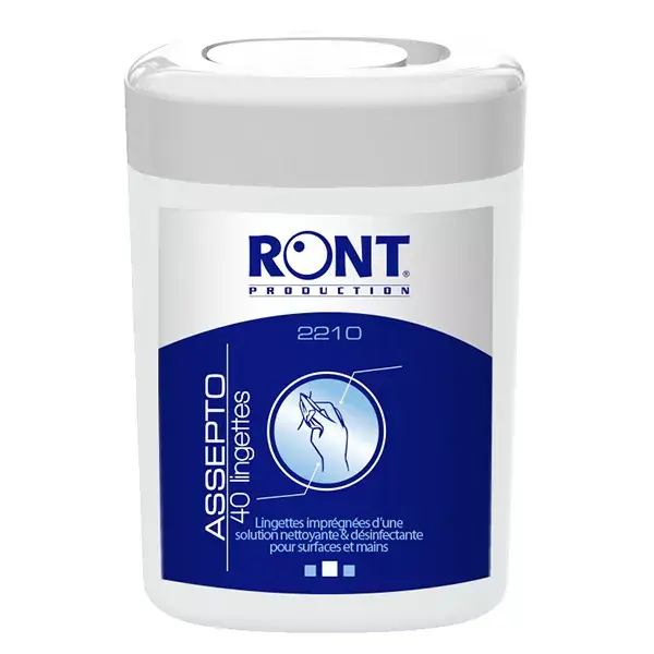Ront Assepto Cleaning and Disinfecting Wipes 40 units