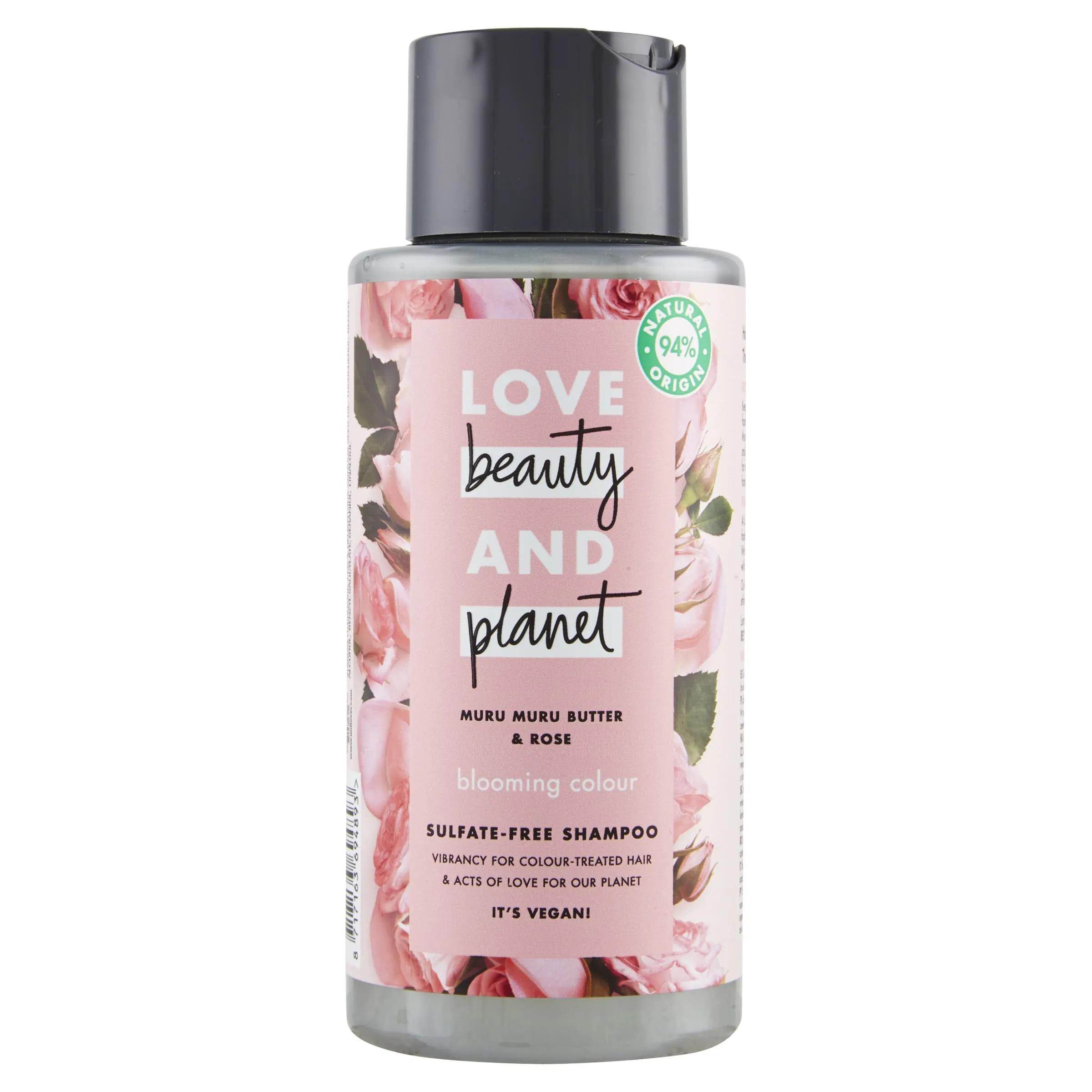 Love Beauty and Planet Burro di Murumuru e Fiore di Rosa Shampoo Per Capelli Colorati 400 ml