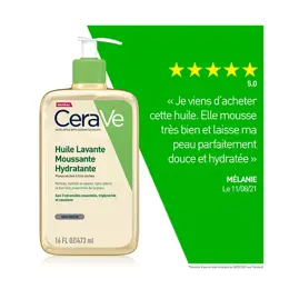 CeraVe Nettoyants Huile Lavante Moussante Hydratante 473ml