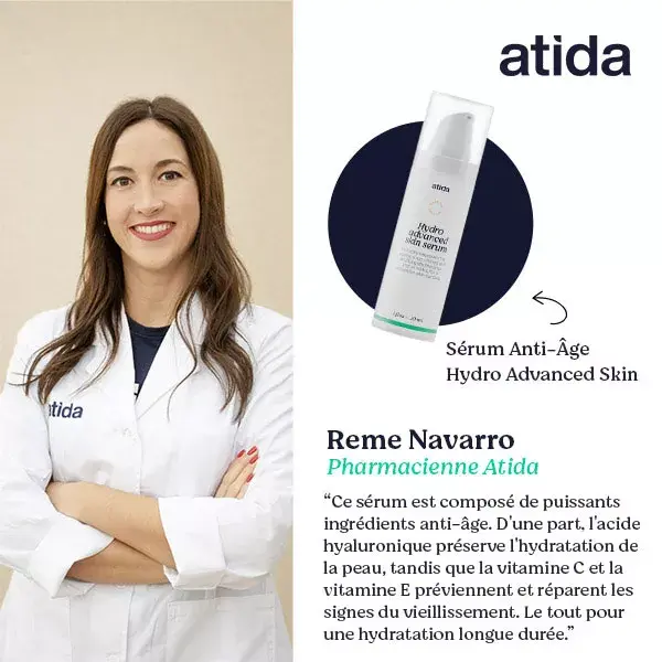 Atida Sérum Anti-Age Acide Hyaluronique Hydro Advanced Skin 30ml