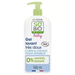 So'Bio Étic Baby Gel Lavant Très Doux Bio 500ml