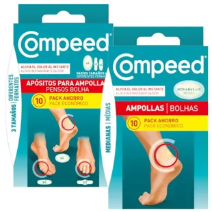 Compeed Assorted Blister 10 Einheiten + Compeed Medium Blister 10 Einheiten