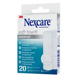 Nexcare Soft 20 pansements assortis