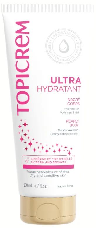 Topicrem moisturizer Ultra gloss Pearlescent 200ml