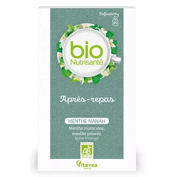 Vitavea - BioNutrisanté - Infusión para después de las comidas con menta Nanah - 20 sobres