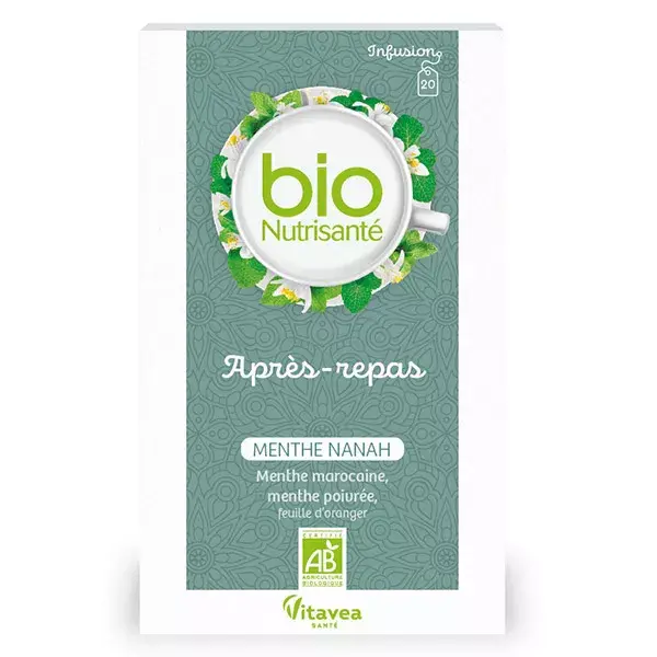 Vitavea - BioNutrisanté - Nanah mint after-meal infusion - 20 sachets