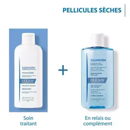 Ducray Squanorm Shampoing Traitant Pellicules Sèches 200ml