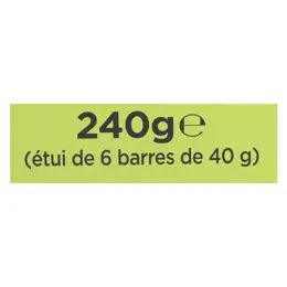 Gerlinéa Repas Minceur Barres Salées Carottes 6 x 40g