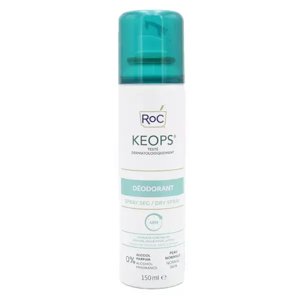 RoC Keops Déodorant Spray Sec 48h 150ml