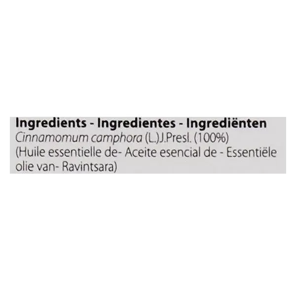 Pranarm aceite esencial Cineol CT de Ravintsara (Alcanforero) 10ml