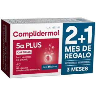 Complidermol 5 Alfa Plus 60 comprimés, 2 mois + 1 mois offert