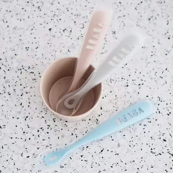 Béaba Meal Spoon Silicone 1st Age Light Mist
