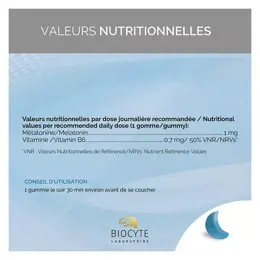 Biocyte Noctrim Forte Gummies 2 Mois de Cure 60 unités