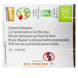 Dr Theiss Complexe Fleurs de Bach N°9 Stress 20ml