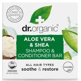Dr. Organic Aloe Vera and Shea Solid Shampoo and Conditioner 75 gr