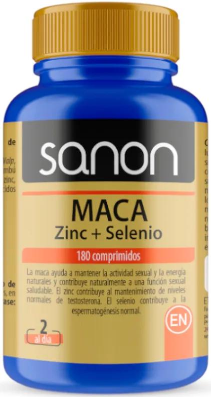 Sanon Maca + Zink + Selen 180 Tabletten