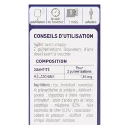 Juvamine Sommeil Mélatonine Spray Buccal 15ml 